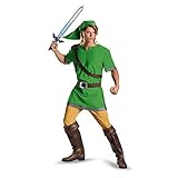 DISGUISE Offizielles Nintendo Link Legend of Zelda Kostüm Herren Faschingskostüme Männer Erwachsene Karneval Geburstag XXL