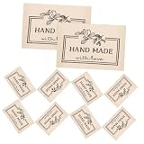 Lurrose 10st Kleidungs Etikett Patchen Reparaturflicken Für Daunenjacken Namensschilder Zum Quilten Handgemachter Aufnäher Zum Aufnähen Kleidungsetikett Aufnähen Hut-patch Uni Poly