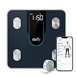 eufy Personenwaage, Smart Scale P2, Digitale Körperfettwaage WLAN/Bluetooth, 15 Messwerte inkl. Gewicht, Herzfrequenz, Körperfett, BMI, Muskel-/Knochenmasse, virt. 3D-Modus, Wasserdicht IPX5