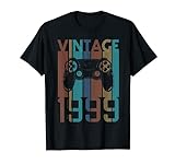 Vintage 1999 Gaming Geschenke für 22 Jahre alten Jungen Gamer Geburtstag T-Shirt