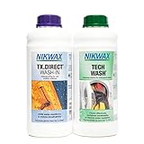 Nikwax Tech Wash and TX. Direct Wash-In Doppelpackung - Durchsichtig, 2 x 1 Liter
