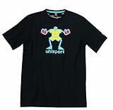 uhlsport Uni T-shirt EM Wir Tun Was, schwarz, M, 100203701