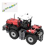 SESAY Technik Traktor Bausteine Bausatz, Technik Traktor Modell, Kompatibel mit Lego Technik, 1885 Teile, Rot