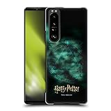 Head Case Designs Offizielle Harry Potter Dreieck Simboli Deathly Hallows XXXV Harte Rueckseiten Handyhülle Hülle Huelle kompatibel mit Sony Xperia 1 III