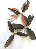 dekoundmeer Ersatzfedern Propeller für Vogel Möwen Windspiel aus echten Federn