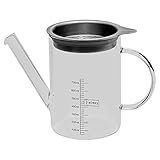 Lurch 70200 Fett-Trenn-Kanne aus hitzebeständigem Borosilikatglas 0,75l, Transp
