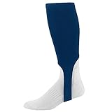 Baseball/Softball 17,8 cm Steigbügel Socke Knie Länge 'Old School (Verkauft, als ein Paar in 3 Größen, 11 Farben), Damen Mädchen Jungen Herren, marineblau, Intermediate 9-11