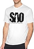 Men's Sword Art Online Short Sleeve T-Shirt T-Shirts & Hemden(X-Large)