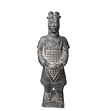 Terracotta Warriors, China, Qin Dynasty Terra Cotta Warriors Skulptur Home Display Tisch Geschenk Multi Präsentation 22 cm hoch, General