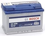 Bosch S4008 - Autobatterie - 74A/h - 680A - Blei-Säure-Technologie - für Fahrzeuge ohne Start-Stopp-System