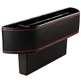 PQZATX Aufbewahrungsbox für Auto-Naht, geteilte multifunktionale Autositz-Aufbewahrungsbox, Leder-Auto-Aufbewahrungsbox, Tasche, 2 Stück