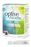 Allergan Optive® FUSION UD Augentropfen gegen trockene Augen Einzeldosen | 30 x 0,4 ml Augentropfen mit Hyaluron | Augentropfen Kontaktlinsen geeignet