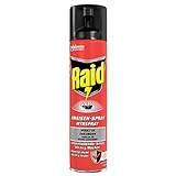 Raid Paral Ameisen-Spray, Insektenspray zur Bekämpfung von Ameisen, Silberfischen, Spinnen, Schaben, 2er Pack (2x 400ml)