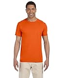 Gildan Softstyle TM Adult Ringspun T-Shirt Orange L L,Orange