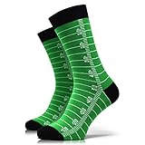 40YARDS American Football Spielfeld Socken - Unisex für Männer, Frauen & Kinder, One Size (Einheitsgröße: 37-46) - Geschenk für Football Fans