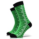 40YARDS American Football Spielfeld Socken - Unisex für Männer, Frauen & Kinder, One Size (Einheitsgröße: 37-46) - Geschenk für Football F