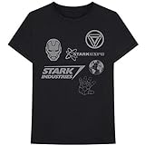 T-Shirt # M Unisex Black # Iron Man Stark Expo