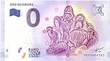 0 Euro Schein Deutschland 2017 · Zoo Duisburg VI · Souvenir o Null € Banknote