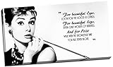 Kunstdruck auf Leinwand, Audrey Hepburn, Zitat, groß, 76,2 x 40,6 cm [nicht in deutscher Sprache]