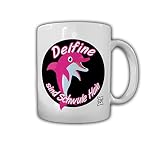 Tasse EGS Delfin Delfine sind schwule Haie Gay Fun Spaß Pink Humor #31977