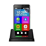 artfone SMART_500 | Seniorenhandy 4G Volte | Senioren Smartphone ohne Vertrag | Mobiltelefon mit Notruftaste | 32GB | Android 12 | 13 MP Kamera | Schw