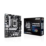 ASUS Prime H510M-A R2.0 Mainboard Sockel Intel LGA1200 (Intel H470 Chipsatz, mATX, DDR4, USB 3.2 Gen 1, M.2, 1Gb Ethernet, Aura Sync)