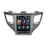 ADMLZQQ Für Hyundai Tucson 2015-2018 Navigation 9.7In 2-DIN-Multimedia-Video-Player Auto-Stereo-Android 11 Radio FM-Empfänger Mit 4G 5G WiFi SWC-Bluetooth-Carplay Rückfahrkamera,Ts9863