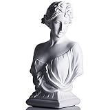 XMGZQ Artemis griechische deko Statue,griechische Göttin büste Kopf Aphrodite Statue antike deko,Greek Goddess Statue,große Klassische römische Büste griechische Mythologie dekoratives Geschenk