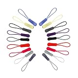 KONTONTY 60St Reißverschlussgriff sofortig Vorrichtung Kabel Abzieher zieht reißverschluss reparieren zipper repair zipper pulls Reißverschluss-Schwanzseil Mehrzweck-Reißverschlussköpfe PVC