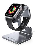 Lamicall Ladestation für Apple Watch, Charging Dock Station - Halterung Ständer für Apple Watch Series 8, SE, Ultra, iWatch Series 7/6 / 5/4 / 3/2 / 1, 44mm / 42mm / 40mm / 38mm - Grau