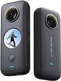 Insta360 ONE X2 – 5,7K 360° Action Kamera mit Stabilisierung, Wasserfest Dank IPX8, unsichtbarerer Selfie-Stick, Touchscreen, automatische Videobearbeitung, Sprachsteuerung