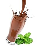 Cinesso Kakao mit aromatisiertem Geschmack leckere Trink-Schokolade, Kakaopulver mit Aroma verfeinert (Pfefferminze, 1000g)