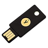 Yubico Y-237 - YubiKey 5 NFC - USB- und NFC-Sicherheitsschlüssel für Zwei-Faktor-Authentifizierung, passend für USB-A-Anschlüsse und funktioniert mit NFC-unterstützten Mobilgeräten, black