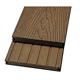 Handmuster WPC Terrassendiele, 18 x 146 mm, braun (WoodoMalta)
