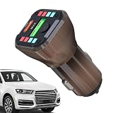 Autoladegerät-Adapter, Car-Port-Ladegerät - Fahrzeug-Schnellladeadapter,Tragbares USB-Ladegerät für Autotelefone mit Buntem Umgebungslicht, Kfz-Ladeadapter mit Zwei Ladeanschlü