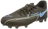 Nike Jr. Phantom GT2 Academy FG/MG Fußballschuh, Black/Black-Iron Grey, 38 EU