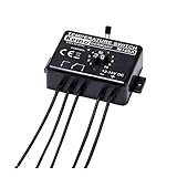 Kemo M169A einstellbarer elektronischer Temperaturschalter Thermostat 12 V/DC. Temperaturschaltbereich 0 - 100°C. Verbindung mit Steuerelektronik möglich