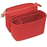 Soyizom Filztasche Organize Insert Bag in Tasche für Einkaufstasche Mit 2 Packungen Fit in Neonoe und andere Bucket Bags-Rot