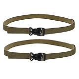 Angoily 2 STK Gepäckband Schnullerkette Bretter Planke Spanngurte Mit Ratsche Brillenhalterung Sperre Hartschalen-brillengestell Schnullerkette Kauen Kuscheln Tür Polypropylen Khak