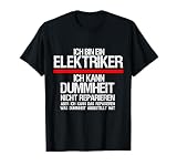 Elektriker Fun Geschenkidee - Herren T-Shirt Schwarz S - Kurzarm - Casual Funny Slogan Electrician T-S