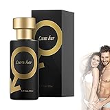 Golden Lure Pheromone Perfume, Lure Her Perfume, Romantic Pheromone Glitter Perfume, Golden Lure Pheromones to Attract Men for Women (For men-Black)