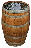 NHF 100 Liter Holzfass, neues Fass, Weinfass aus Kastanienholz vom Holzfass Baron Größe geölt geöffnet