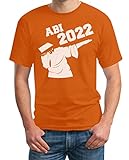 Geschenk Abi 2022 - Dab, Dabbing Abitur Abschluss Herren T-Shirt Large Orange
