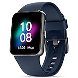 ZOSKVEE Smartwatch, 1,4' dynamisches Zifferblatt Smart Watch für Android & iOS mit Herzfrequenz, Blutsauerstoffüberwachung, IP68 Wasserdicht, Fitness Tracker 30 Tage Standby für Herren Damen (Blau)