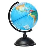 WKZHKA 20cm rotierender Globus Weltkarte der Erde Geographie Schule Lernwerkzeug Home Office Ornament Geschenk, chinesische und englische Karte