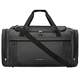 Bugatti Lima Reisetasche für Urlaub, Reisen oder Sport, 65 cm, Schwarz