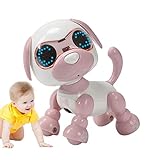 Pomrone Roboter-Hundespielzeug | Realistischer Roboterhund | Interaktives intelligentes Laufroboter-Welpenspielzeug, elektronische Haustiere mit Licht und Sound für Kinder, Jungen, Mädchen