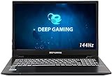 DeepGaming Silex Pro Gaming-Notebook 16,1 Zoll FHD 144 Hz (Intel Core i5-11400, 16 GB RAM, 250 GB SSD NVMe + 1 TB HDD, RTX 3050 4 GB GDDR6, W10 vorinstalliert ohne Lizenz) QWERTY-Tastatur Spanisch