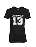 net-shirts Lightwood 13 Damen T-Shirt Inspired by Chroniken der Unterwelt, Größe XXL, schwarz