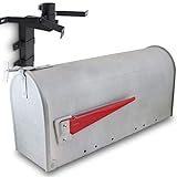 US Mailbox Amerikanischer Briefkasten Standbriefkasten Wandbriefkasten Letterbox Beton Optik Inclusive Wandhalter